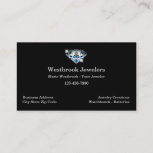 Classy Professional Jeweler Business Card