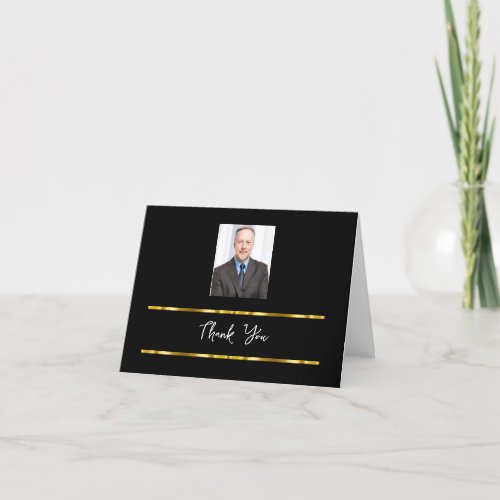 Classy Professional Photo Thank You Cards