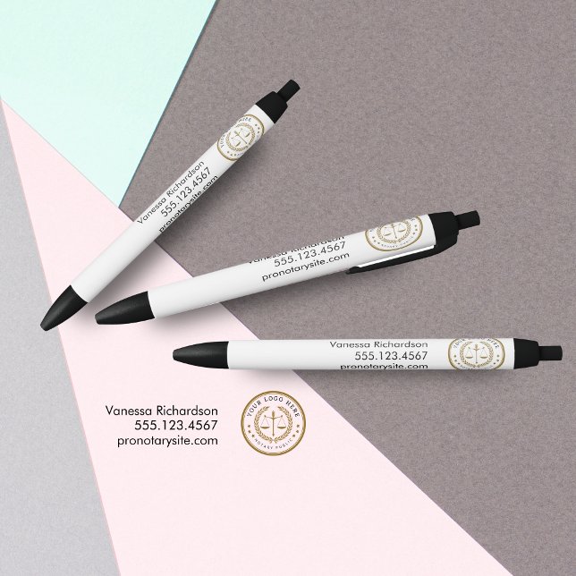 Classy Promotional Business Logo Notary Public  Pen (Creator Uploaded)