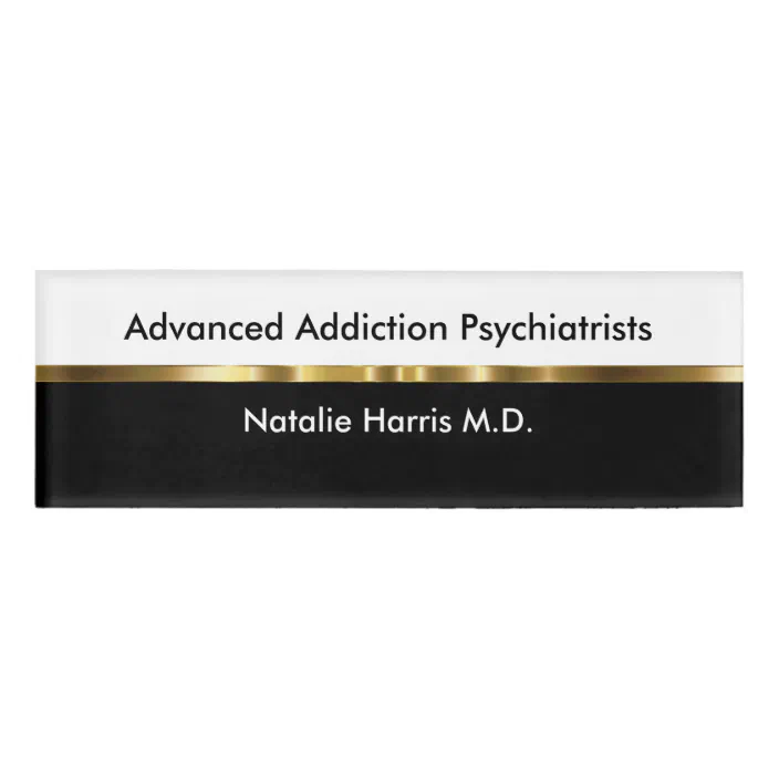 Classy Psychiatrist Name Zazzle Com