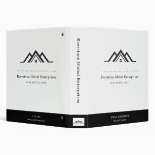 Classy Real Estate Agent Business 3 Ring Binder