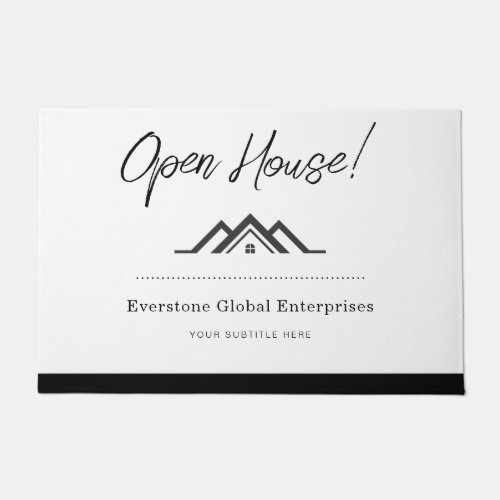 Classy Real Estate Agent Business  Doormat