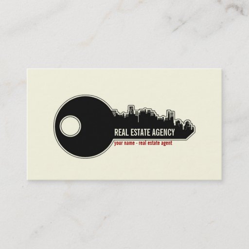 Customizable Classy - Real Estate Business Card