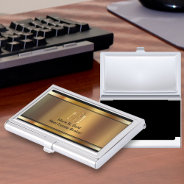 Classy Real Estate Business Card Holder at Zazzle