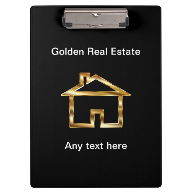Classy Real Estate Custom Clipboard (Front)