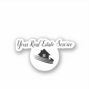 Classy Real Estate Cut Out Sticker