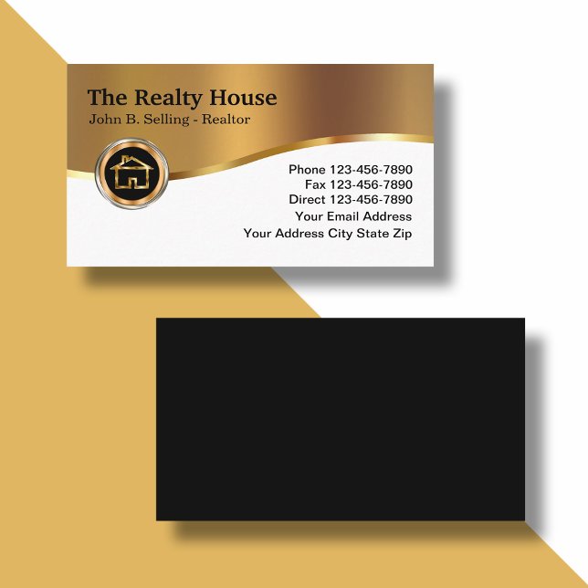 Classy Real Estate Design Business Card (Creator Uploaded)