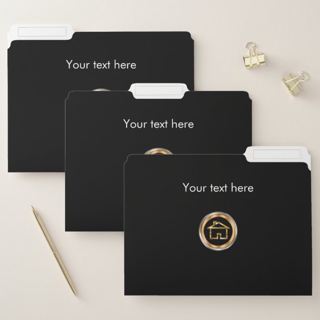 Classy Real Estate File Folders (Set)