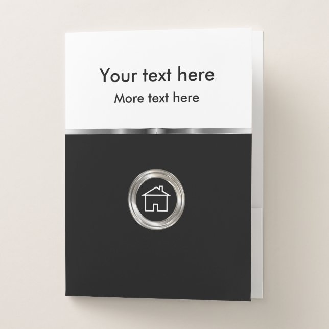 Classy Real Estate Presentation Folders (Front)