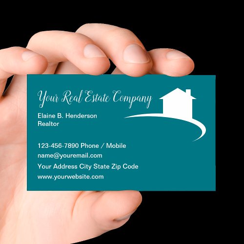 Classy Real Estate Realtor Business Cards