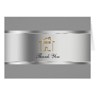 Classy Real Estate Thank You Cards