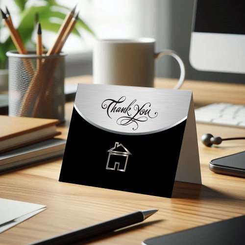 Classy Real Estate Thank You Cards