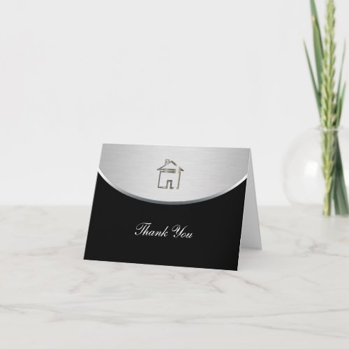 Classy Real Estate Thank You Cards