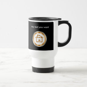 Classy Real Estate Travel Mugs