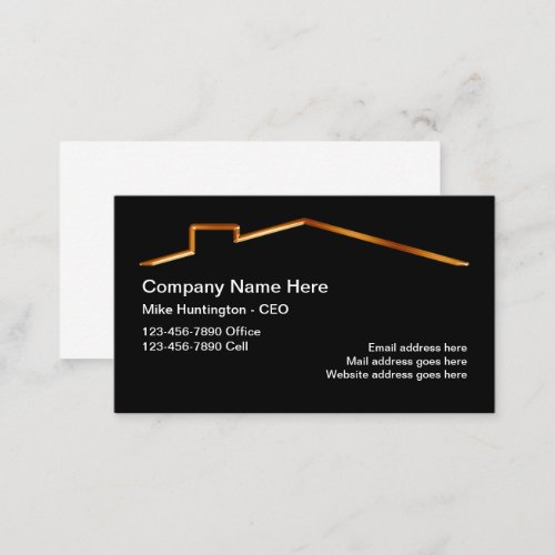 Classy Realtor or Home Services Business Card