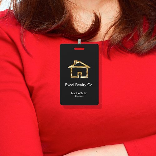 Classy Realtor Real Estate Field ID Badges