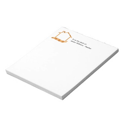 Classy Realtor Real Estate Theme Notepad