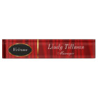 Classy Red and Gold | Personalize