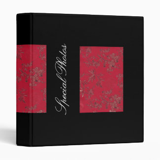 Classy Red/Black Photo Album Binder