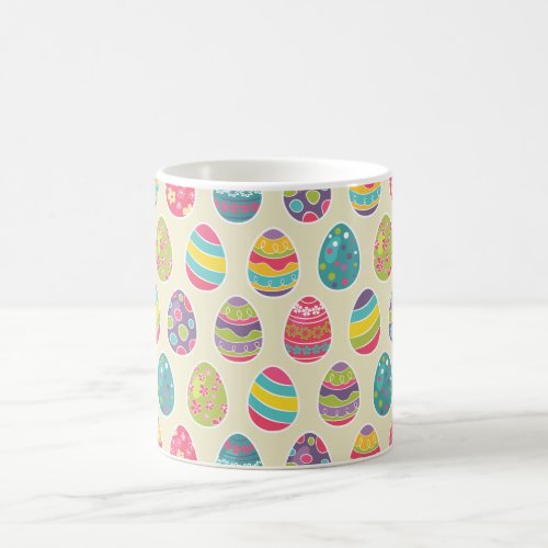 Classy Retro Easter Eggs Happy Easter Day Coffee Mug