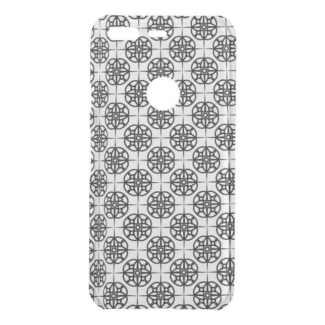 Classy Retro Vibe Geometric Pattern Uncommon Google Pixel Case (Back)