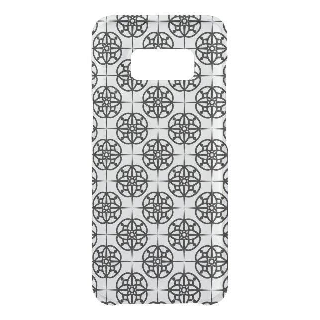 Classy Retro Vibe Geometric Pattern Uncommon Samsung Galaxy Case (Back)