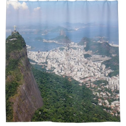 Classy Rio de Janeiro Brazil Photo Designed Bath Shower Curtain