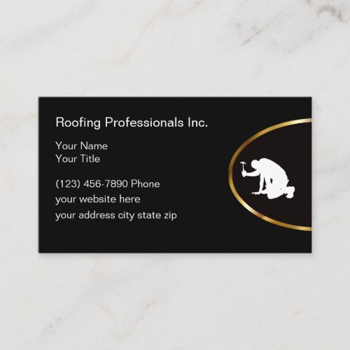 Classy Roofing Services Business Card