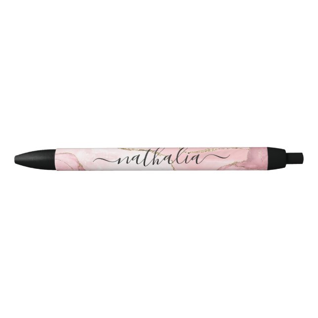 Classy Rose Gold Glitter Foil  Pen (Front)