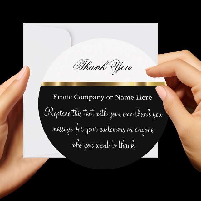 Classy Round Thank You With Envelopes (Creator Uploaded)