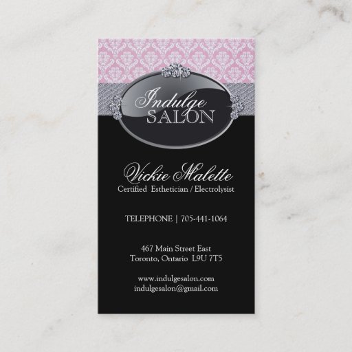Customizable Classy Salon and Spa Business Cards