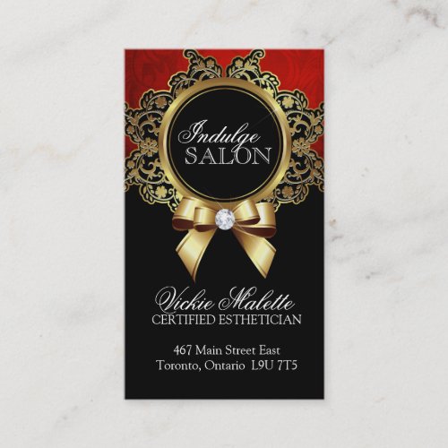 Classy Salon and Spa Business Cards