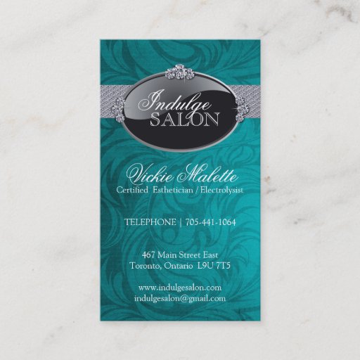 Customizable Classy Salon and Spa Business Cards