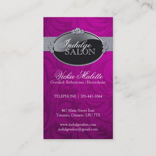 Customizable Classy Salon and Spa Business Cards