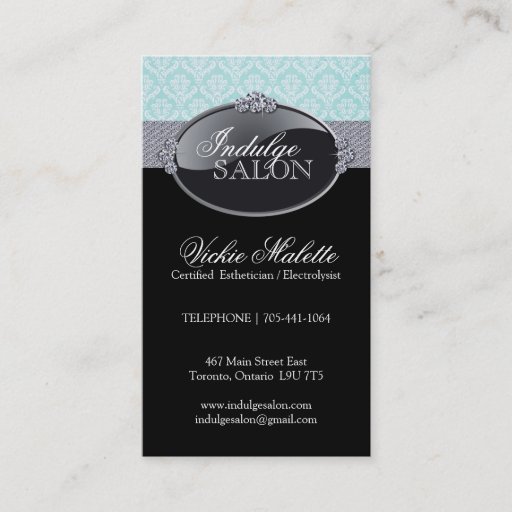Customizable Classy Salon and Spa Business Cards