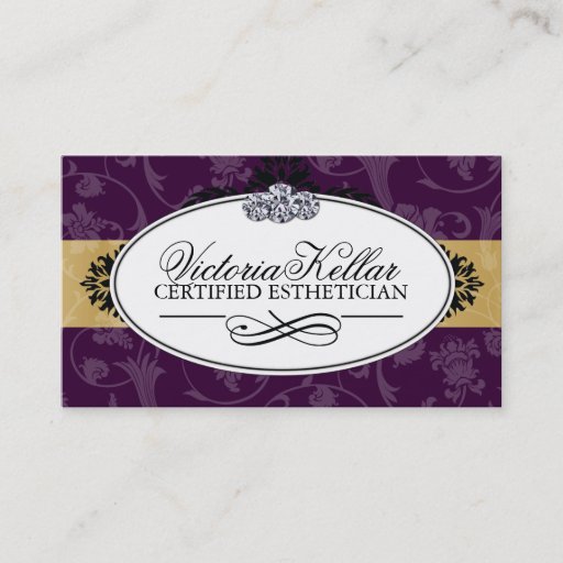 Customizable Classy Salon Business Card