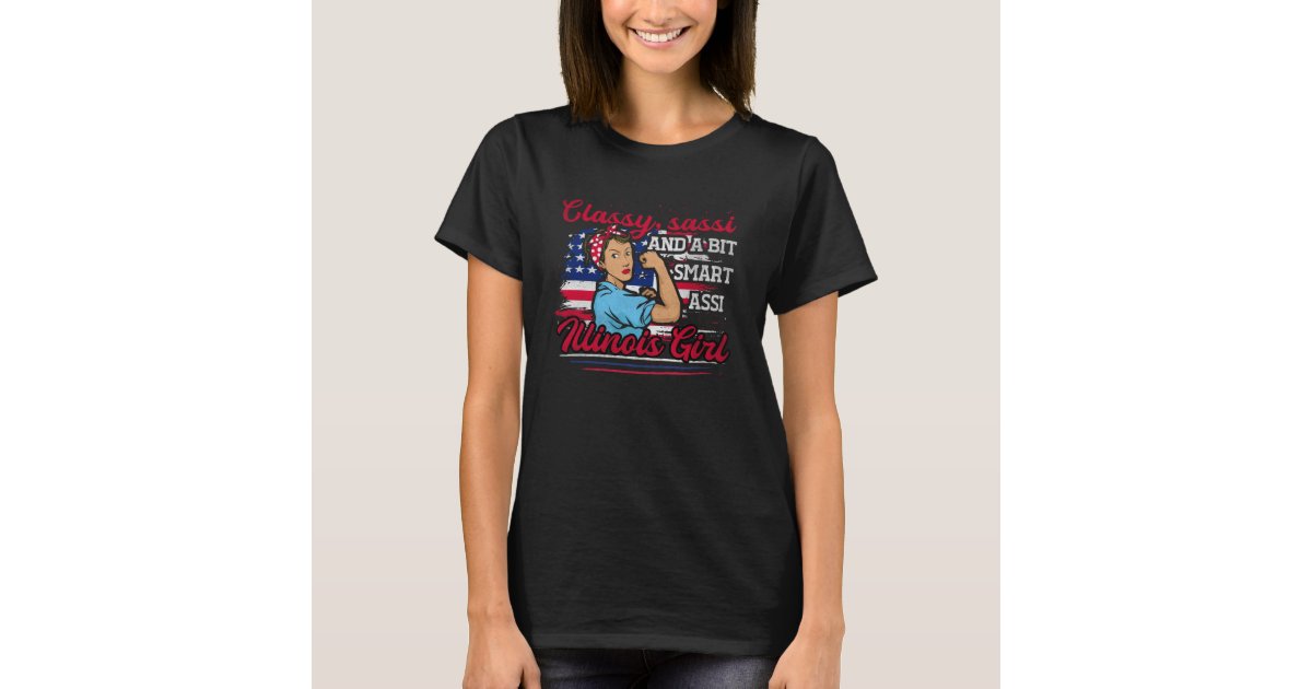 Chicago White Sox Girls Classy Sassy And A Bit Smart Assy T-Shirt - TeeNavi