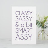 Classy Sassy and a Bit Smart Assy (Standing Front)