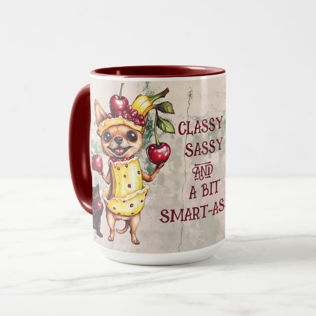 CLASSY SASSY AND A BIT SMART-ASSY MUG (Front Left)