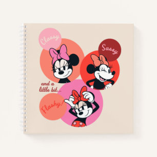 Classy Sassy and a Little Bit Flashy Minnie Notebook