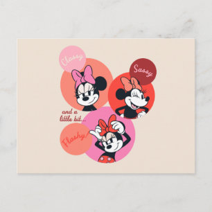Classy Sassy and a Little Bit Flashy Minnie Postcard