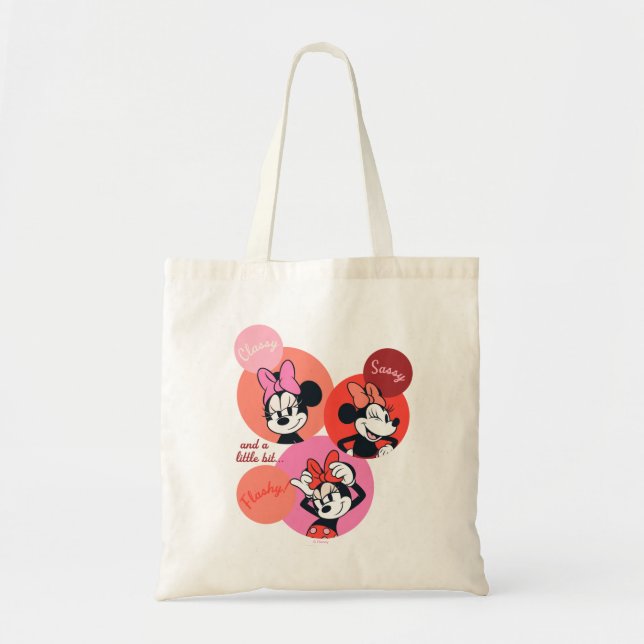 Classy Sassy and a Little Bit Flashy Minnie Tote Bag (Front)
