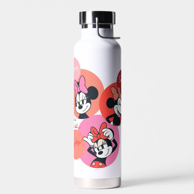 Classy Sassy and a Little Bit Flashy Minnie Water Bottle (Left)
