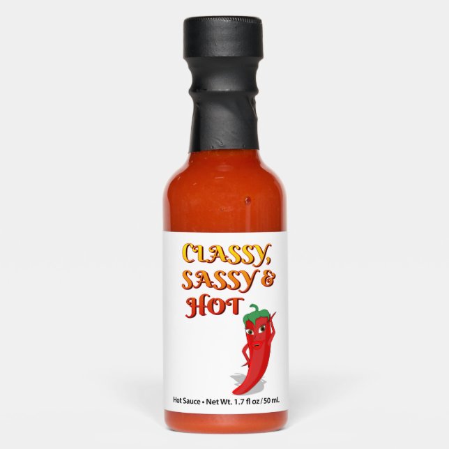 Classy Sassy And Hot Pepper Diva  Hot Sauces (Front)