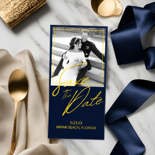 Classy Save the Date Invitation Capturing Our Love