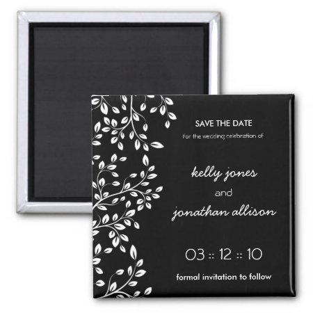 Classy Save The Date Wedding Magnet