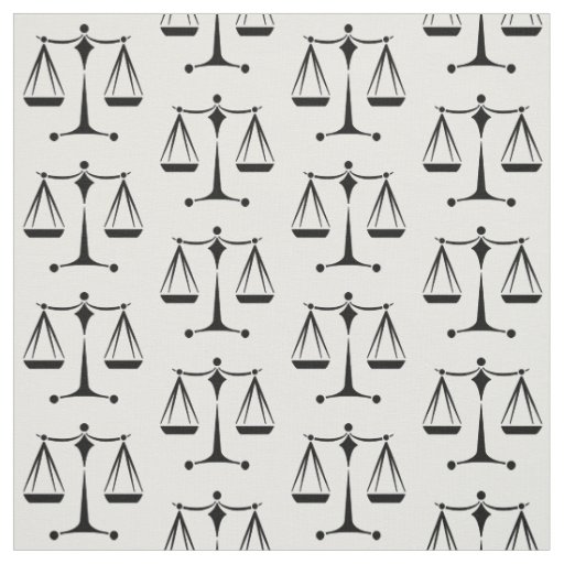 Classy Scales of Justice | Law Office Fabric