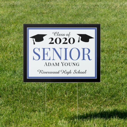 Classy Senior Graduation 2020 Sign