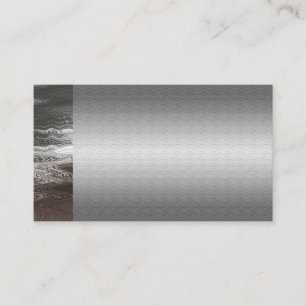 Classy Silver Metal Business Cards