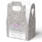 Classy Silver Sequins Lilac Bow Diamond